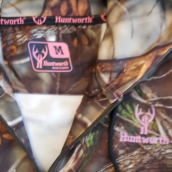 Huntworth camouflage warm hoody top - Picture 2 of 4